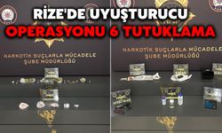 Rize'de Uyuşturucu Operasyonu: 6 Tutuklama