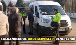 Kalkandere'de Okul Servisleri Denetlendi