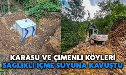 Karasu ve Çimenli Köyleri Sağlıklı İçme Suyuna Kavuştu