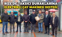 Taksici Duraklarına Elektrikli Çay Makinesi Desteği