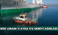Rize Limanı 11 Ayda 176 Gemiyi Ağırladı
