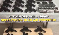 “Rize’nin de Dahil Olduğu Operasyonda Silah Ağı Çökertildi