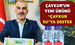 ÇAYKUR’un Yeni Ürünü “Çaykur Su”ya Destek