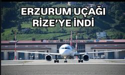 Erzurum Uçağı Rize’ye İndi: Yolcular Karayoluyla Devam Edecek