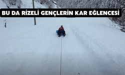Bu da Rizeli Gençlerin Kar Eğlencesi