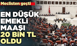 En Düşük Emekli Aylığının 20 Bin Tl'ye Çıkarılması Teklifi Kabul Edildi