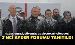 Rize'de 'Enerji, Güvenlik Ve Diplomasi' Gündemli 2’nci Ayder Forumu Tanıtıldı
