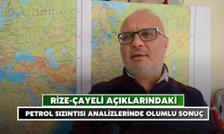 Rize-Çayeli Açıklarındaki Petrol Sızıntısı Analizlerinde Olumlu Sonuç