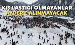 Kış Lastiği Olmayanlar Ayder'e Alınmayacak