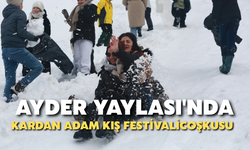 Ayder Yaylası'nda Kardan Adam Kış Festivali Coşkusu