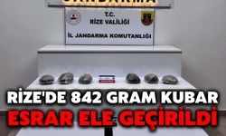 Rize'de 842 Gram Kubar Esrar Ele Geçirildi