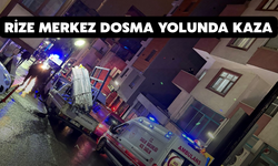 Rize Merkez Dosma Yolunda Kaza