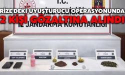 Rize'deki Uyuşturucu Operasyonunda 2 Kişi Gözaltına Alındı