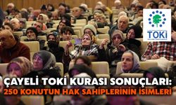 Çayeli TOKİ Kurası Sonuçları: 250 Konutun Hak Sahiplerinin İsimleri