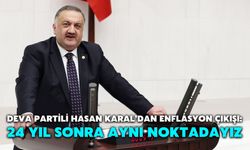 DEVA Partili Hasan Karal’dan Enflasyon Çıkışı: 24 Yıl Sonra Aynı Noktadayız