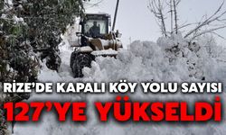 Rize’de Kapalı Köy Yolu Sayısı 127’ye Yükseldi