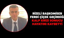 Rizeli Başkomiser Ferdi Çiçek Geçirdiği Kalp Krizi Sonucu Hayatını Kaybetti