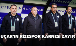 Uçar’ın Rizespor Karnesi Zayıf!