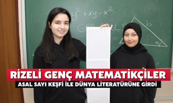 Rizeli Genç Matematikçiler Asal Sayı Keşfi İle Dünya Literatürüne Girdi