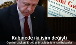 İçişleri Bakanı ve Adalet Bakanı Değişti