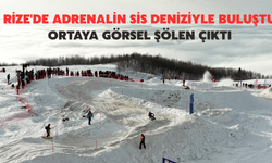 Rize'de Adrenalin Sis Deniziyle Buluştu, Ortaya Görsel Şölen Çıktı