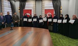 Rize’de Talim ve Tashih-i Huruf Kursu Sertifika Töreni Gerçekleştirildi
