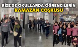 Rize'de Okullarda Öğrencilerin Ramazan Coşkusu