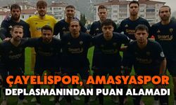 Çayelispor, Amasyaspor Deplasmanından Puan Alamadı