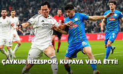 Çaykur Rizespor, Kupaya Veda Etti!