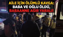 Aile İçindeki Kavgada Baba Ve Oğlu Öldü, Babaanne Yaralandı