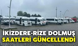 İkizdere-Rize Dolmuş Saatleri Güncellendi