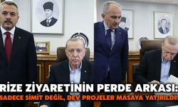 Rize Ziyaretinin Perde Arkası: Sadece Simit Değil, Dev Projeler Masaya Yatırıldı!
