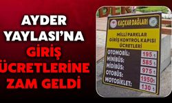 Ayder Yaylası’na Giriş Ücretlerine Zam Geldi