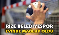 Rize Belediyespor Evinde Mağlup Oldu