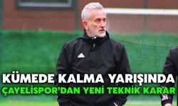 Kümede Kalma Yarışında Çayelispor’dan Yeni Teknik Karar