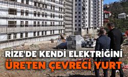 Rize'de Kendi Elektriğini Üreten Çevreci Yurt