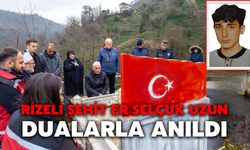 Rizeli Şehit Er Selçuk Uzun, Dualarla Anıldı