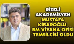 Rizeli Akademisyen Mustafa Kibaroğlu BM Viyana Ofisi Temsilcisi Oldu