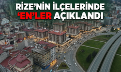 Rize’nin İlçelerinde “En”ler Açıklandı