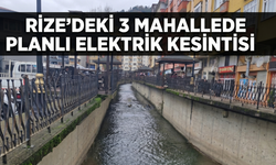 Rize'deki 3 Mahallede Planlı Elektrik Kesintisi