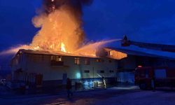 Kastamonu'da Fabrika Yangını