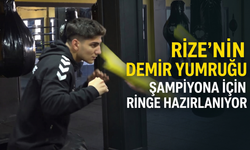 Rize’nin Demir Yumruğu Şampiyona İçin Ringe Hazırlanıyor