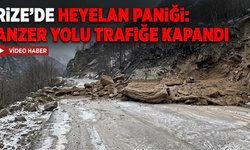 Rize’de Heyelan Paniği: Anzer Yolu Trafiğe Kapandı