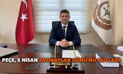 Peçe, 5 Nisan Avukatlar Günü'nü Kutladı