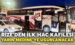 Rize’den İlk Hac Kafilesi Yarın Medine’ye Uğurlanacak