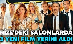Rize'deki Salonlarda 3 Yeni Film Yerini Aldı