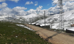 Doğu Karadeniz Yaylalarına Kış Geri Geldi