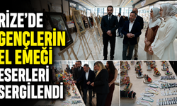 Rize’de Gençlerin El Emeği Eserleri Sergilendi