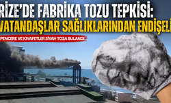 Rize'de Fabrika Tozu Tepkisi: Vatandaşlar Sağlıklarından Endişeli