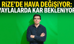 Rize’de Hava Değişiyor: Yaylalarda Kar Bekleniyor